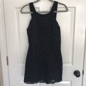 Nordstrom black detailed romper
